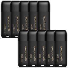 10-Pack Black USB Flash Drive 64GB External Data Storage picture