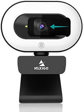 Streamcam N930E with Software, 1080P Webcam with Ring Light and Privacy Cover, A picture