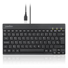 PERIBOARD-426ES Mini Teclado con Cable USB - Negro - QWERTY Español,Black picture