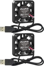 2 Pack 40mm USB Cooling Fan 5V 4010 Brushless DC 4200RPM Computer Fan picture