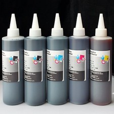 5x250ml Bulk refill ink for Epson 69 workforce 30 40 310 315 500 600 610 1100 picture