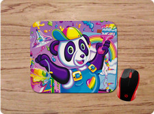COLORFUL RAINBOW PANDA BEAR PAINTER CUSTOM MOUSE PAD MAT HOME SCHOOL OFFICE GIFT picture