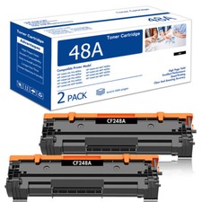 2 Pack CF248A 48A Black Toner Cartridge for HP LaserJet MFP M28a M28w M29a M29w picture
