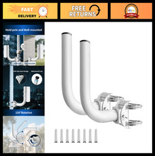 2 Pack Adjustable Universal Wireless Bridge Mount - Pole & Wall-Mounted Antenna picture