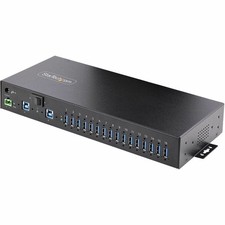 StarTech 16-Port Industrial USB 5Gbps Hub wPower Adapter S5G16AINDS-USB-A-HUB picture
