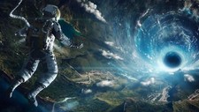 Landscape  art space science fiction wormholes astronaut Custom Gaming Mat Desk picture