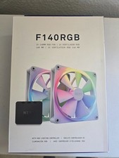 NZXT F140 RGB DUO 140mm Case Fan - White (2-Pack) with Fan Controller picture