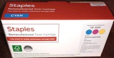 Staples  Toner Cartridge Replacement for HP 305A (Cyan) CE411A NEW UNSEALED  picture