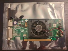 Used - Dell Asus ATI WX085/AD-RV610LE Radeon HD2400 Pro 128MB VGA DVI Video Card picture