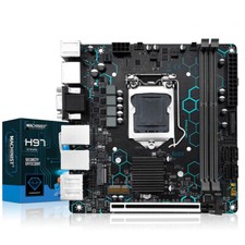 LGA 1150 H97 Motherboard 2*DDR3 USB 3.0 Dual LAN NVME/WIFI VGA/HDMI/DP/COM Slot picture
