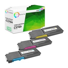 3Pk TCT Premium C3760 C M Y For Dell C3760 C3760DN C3760N Compatible Toner picture