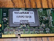 128MB Kingston Value RAM KVR PC-133 MHz Desktop Memory RAM DIMM - KVR-PC133/128 picture