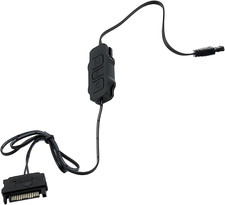 ARGB PC Fans Controller Kit, 5V 3Pin Mini ARGB Splitter, SATA Power RGB PC Fan C picture