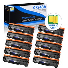 10 Pack CF248A 48A Laser Toner Fit for HP LaserJet Pro MFP M28a M28w M29a M29w picture