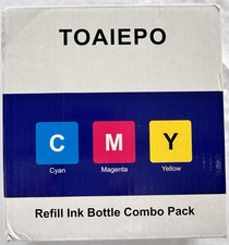 TOAIEPO GI-20 Ink Refill Bottle Set CMY Cyan Magenta Yellow 100ml Each NEW picture