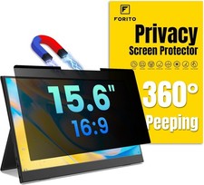 Magnetic Laptop Privacy Screen 15.6 inch 16:9, Anti Peeping Removable Filter picture