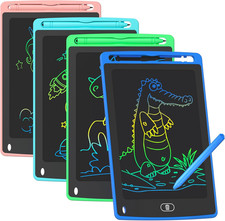 4 Pack LCD Writing Tablets 8.5 Inch, Kids Doodle Drawing Boards, Educational Toy picture
