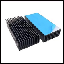 40mm x 120mm Heatsink + Thermal Conductive Adhesive Tape, Cooler Aluminium He... picture