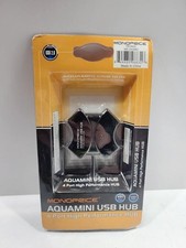 Monoprice Aquamini USB Hub 4-Port USB 2.0 High Speed 480Mbps PC Mac Adapter picture