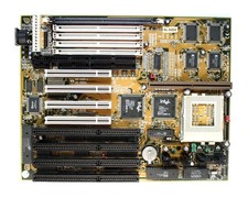Motherboard, at, skt 7, 1x sdram, 4x72 pin simms,4x pci, 4x isa picture