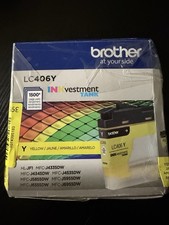 Brother LC406YS OEM INKvestment Printer Ink 1 500 Page-Yield Yellow picture