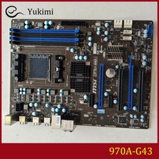 FOR MSI 970A-G43 DDR3*4 32GB AM3 AMD ATX Ｍotherboard Test OK picture