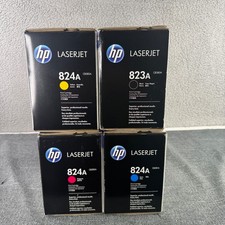 Genuine HP 823A 824A CMYK Toner Set CB380A CB381A CB382A CB383A New Sealed OEM⁠ picture