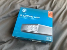 G-Technology G-DRIVE External HDD 4TB 7200RPM Open Box TESTED w/ All Accessories picture
