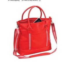 Large Tote Bag, Detachable Strap, laptop pocket Great for work or travel picture