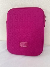 Fuschia Michael Kors iPad Case Tablet Hot Pink Purple Zippered Case Bag Pouch picture