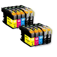 10 PK Ink Cartridge Set w/ chip fits Brother LC203 XL MFC J460DW J480DW J485DW picture