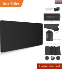35.4x15.7 IN XXL Black Mouse Mat - Superior Tracking for Gaming and Work picture