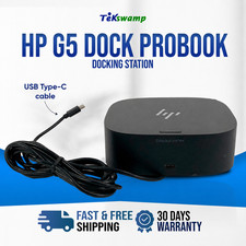 HP G5 USB-C 120W 4k Dock Station for ProBook 430 G6 G7 G8 440 450 G9 G10 NO PS picture