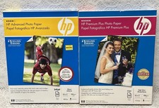 2 Boxes HP Premium Plus Photo Paper 8.5” X 11” High Gloss/Glossy 50 Sheets Each picture