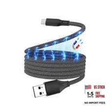 Magnetic Coiled USB A to USB C Cable 3.3FT, Organized Round Black 39.0 Inches picture