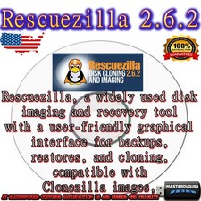 Rescuezilla 2.6.2 Bootable DVD – Disk Imaging, Backup & Recovery Version 2026 picture