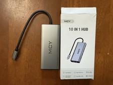 MCY 10 in 1 Dual USB-C Data Hub Docking Station 4K 60Hz 100W 1G Ethernet picture