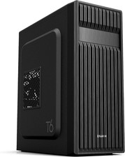 T6 ATX Mid Tower Computer PC Case Pre-Installed 120Mm Fan 5.25 ODD USB 3.0 Patte picture
