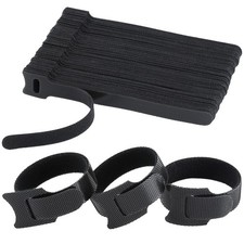 MVYC 120PCS 6 Inch Reusable Cable Ties Wire Cord 6 (Black), Black picture