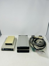 Vintage Modem Lot Hayes Smartmodem 1200 Zoom ViVa Partner 2400 Cables B42 picture