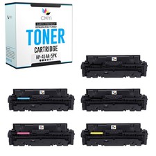 5-Pack CMYi Replacement 414A Printer Toner for HP Color LaserJet Pro M454dn picture