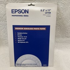 Epson Premium Photo Paper Professional Semi-Gloss 8.5