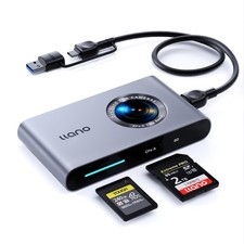 llano CFexpress Type A/SD 4.0 Card Reader, USB 3.1 Gen 2 (10Gbps) 2 in 1 | Hi... picture