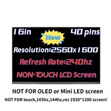 MNG007DA2-3 F Lenovo Legion Pro 5 7 16IRX8 16ARX8 16IRX8H Screen LCD 5D11L40981 picture