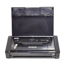 Epson WorkForce WF-100 Wireless Mobile Inkjet Printer B581A No Power Cord Tested picture