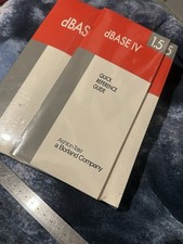 Ashton-Tate dBASE IV 1.5 Quick Reference Guide Manual, English, Desktop picture