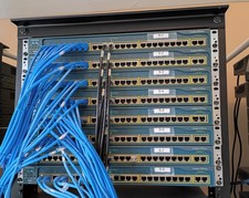 Cisco Catalyst 2950T-24 Ethernet Switch 24FE 2GE Rack Ears Max Mem, Max Flash S1 picture