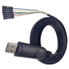 DSD TECH SH-U09G USB to TTL Serial Cable Built-in FTDI 1.8 meters, Black picture