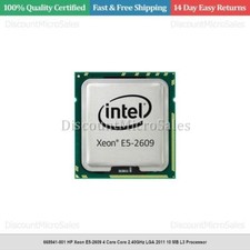 668941-001 HP Xeon E5-2609 4 Core Core 2.40GHz LGA 2011 10 MB L3 Processor picture
