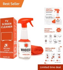 Screen Shine Pro 16.9 fl oz: Refillable Non-Toxic Cleaner & Microfiber Cloth picture